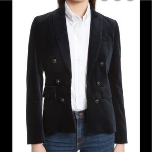 Veronica Beard Cliff navy corduroy blazer
